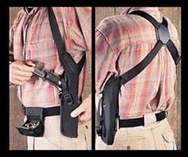 Holsters Uncle Mikes UNC 8300-1   V SHOULDER HOLSTER    0 BLK